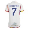 Officiële Voetbalshirt België De Bruyne 7 Uit WK 2022 - Heren